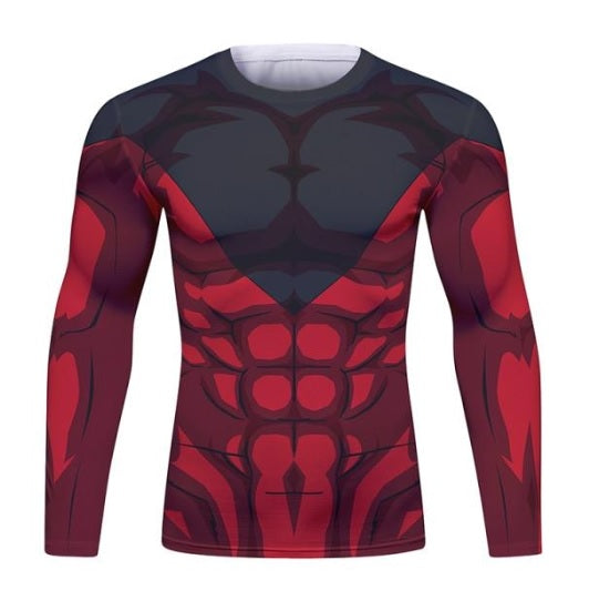 Dragon Ball Z Jiren Rash Guard BJJ Long Sleeve Elite Rashguard