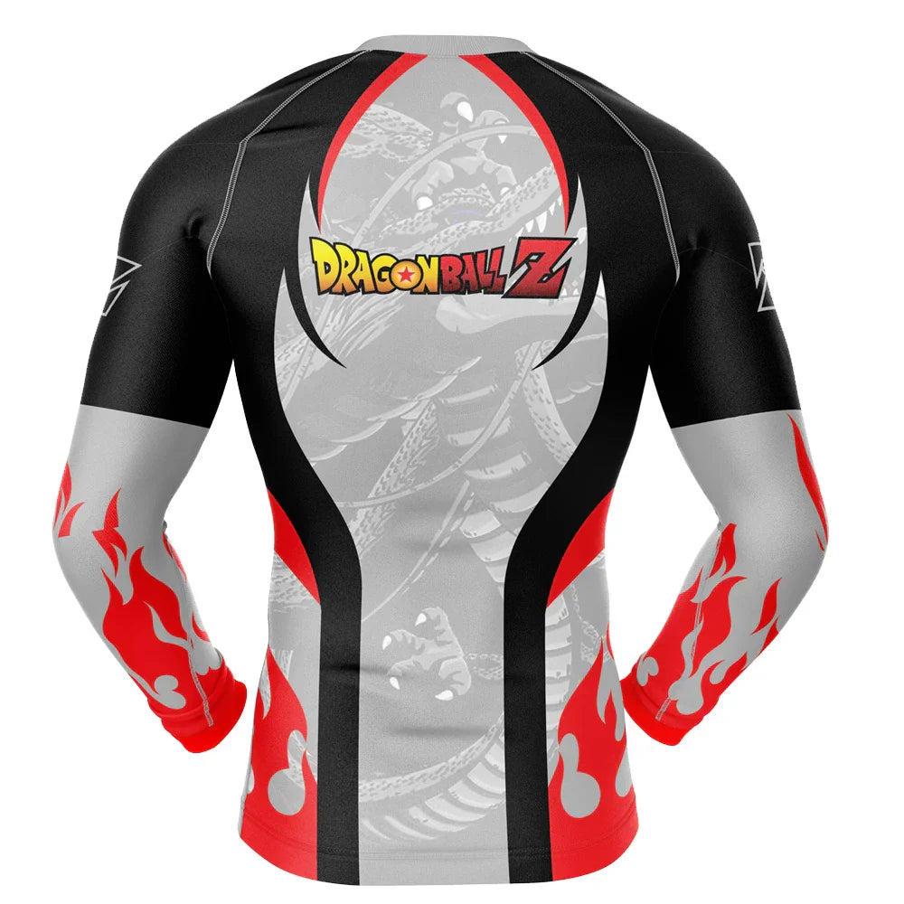 Dragon Ball Z 'Shenron' BJJ Rash Guard Long Sleeve Compression Rashguard