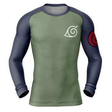 Naruto Kids Konohagakure Long Sleeve Compression Rashguard