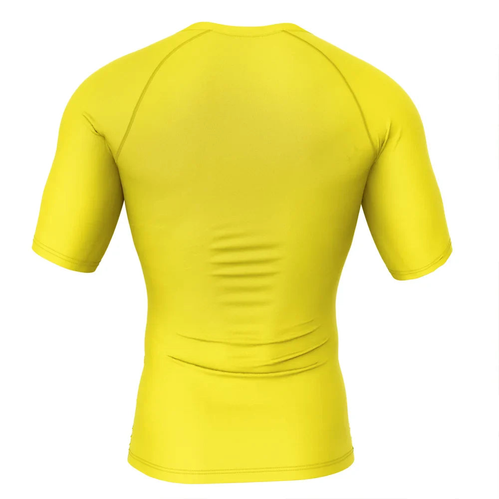 Pikachu Face Kids Pokemon Short Sleeve Compression Rashguard