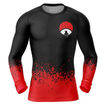 Naruto Sharingan Kids Long Sleeve Rashguard Compression