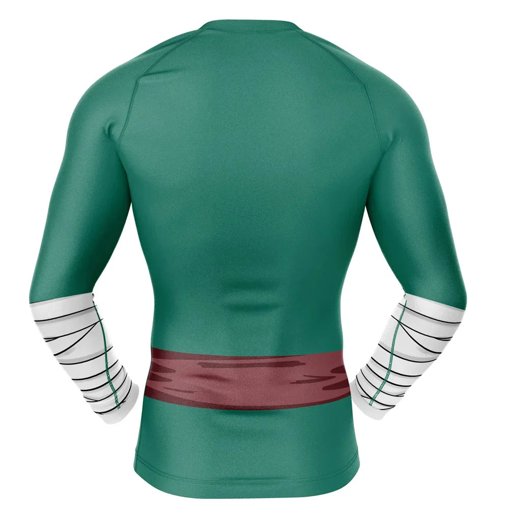 Naruto Rock Lee Kids Long Sleeve Compression Rashguard