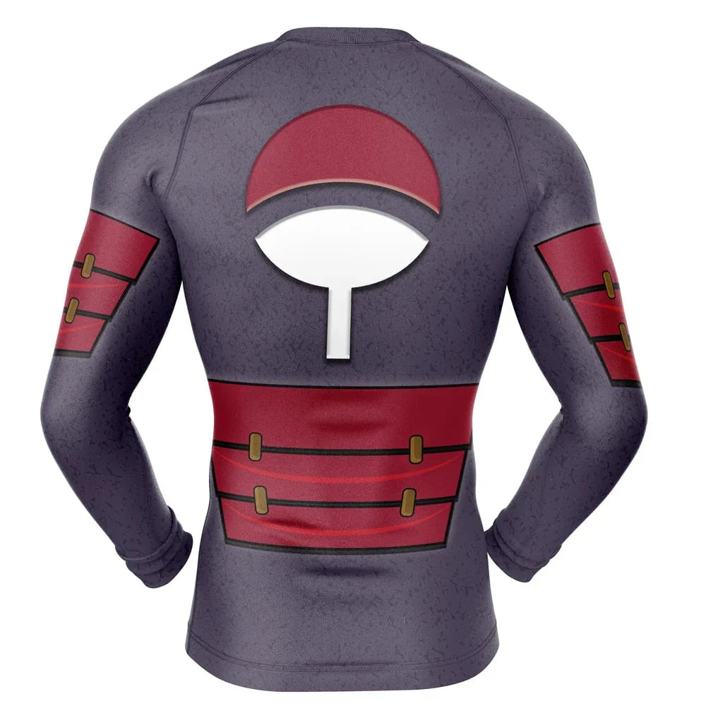 Long Sleeve Compression Rashguard Kids Naruto Madara 3.0 Long Sleeve Compression Rashguard Kids Naruto Madara 3.0