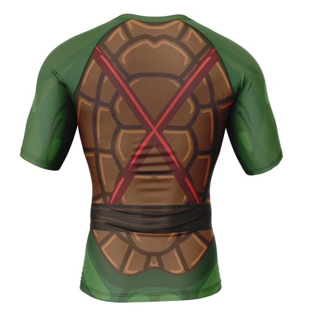 'Raph' Kids Teenage Mutant Ninja Turtles Short Sleeve Compression Rashguard