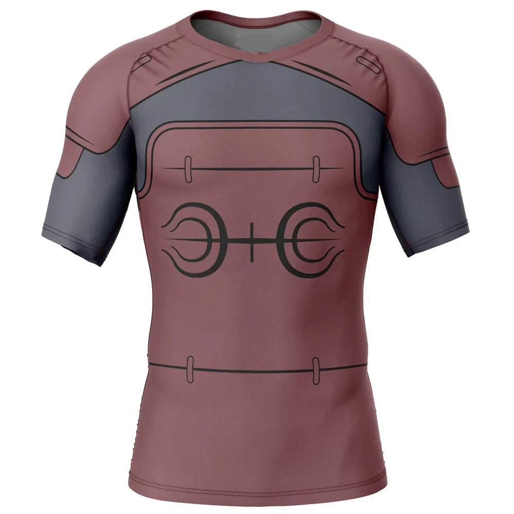 Naruto 'Hashirama' Kids Short Sleeve Compression Rashguard