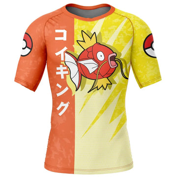 Kids Magikarp Pokemon Short Sleeve Compression Rashguard