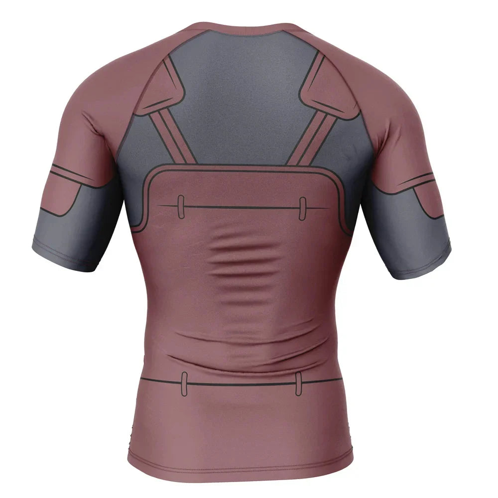 Naruto 'Hashirama' Kids Short Sleeve Compression Rashguard