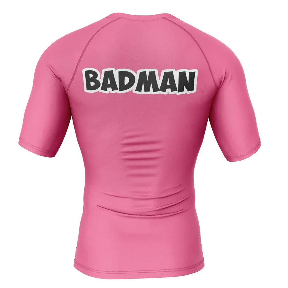 Dragon Ball Z 'Vegeta | Badman' BJJ Rash Guard Short Sleeve Compression Rashguard