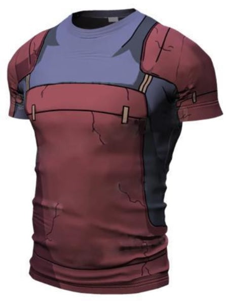 Naruto 'Madara' BJJ Rash Guard Short Sleeve Premium Compression Rashguard