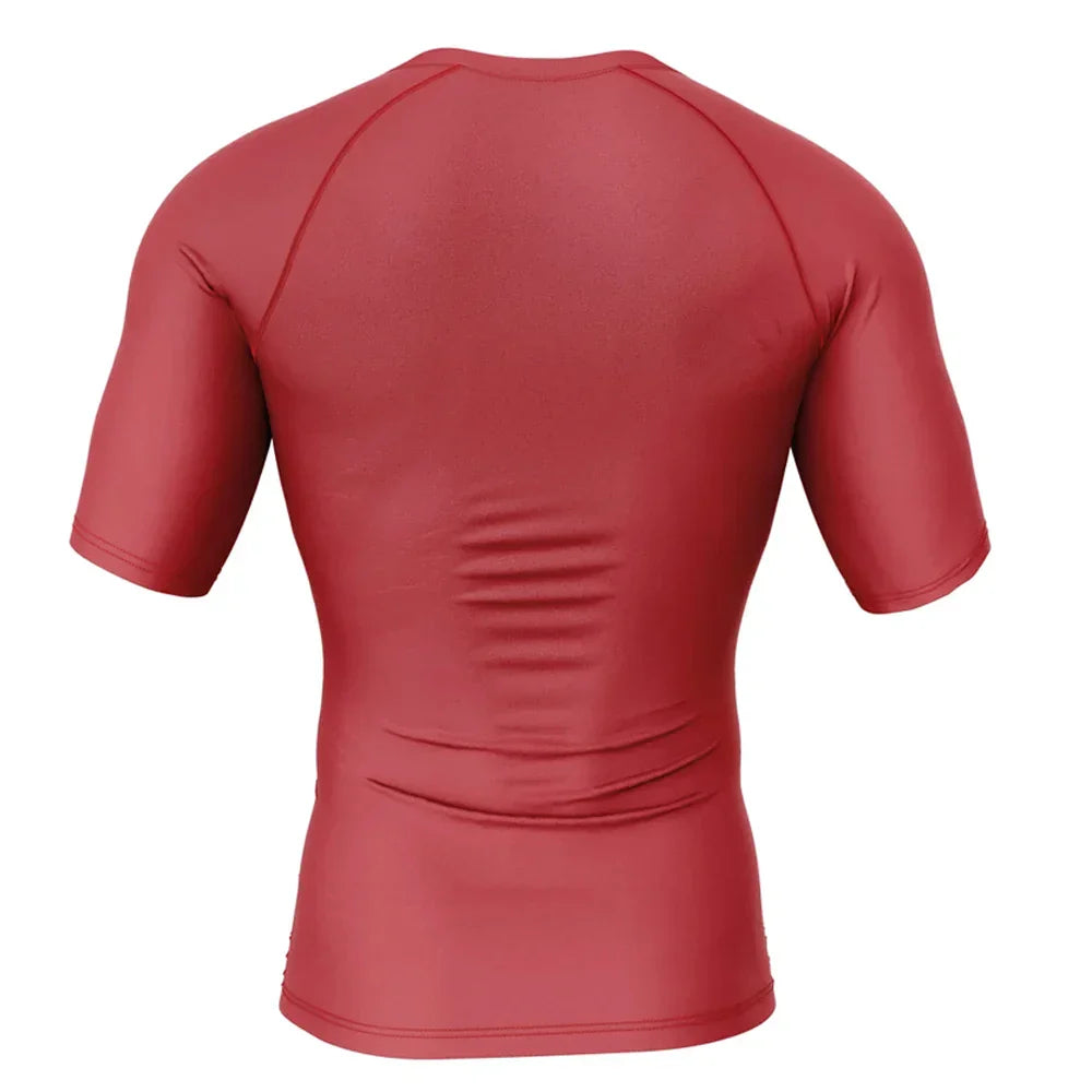 Dragon Ball Z BJJ Rash Guard Krillin Tacos Short Sleeve Compression Rash Guard