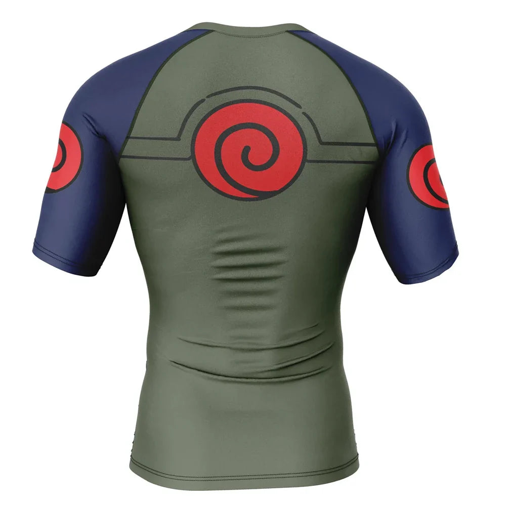 Naruto Hatake Kids Short Sleeve Compression Rashguard