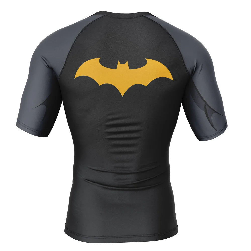 Batman Rebirth Rashguard Short Sleeve Compression