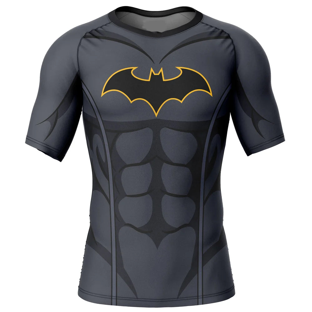 Batman Rebirth Rashguard Short Sleeve Compression