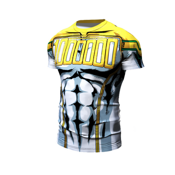 My Hero Academia BJJ Rash Guard Lemillion Compression Premium Short Sleeve Rashguard