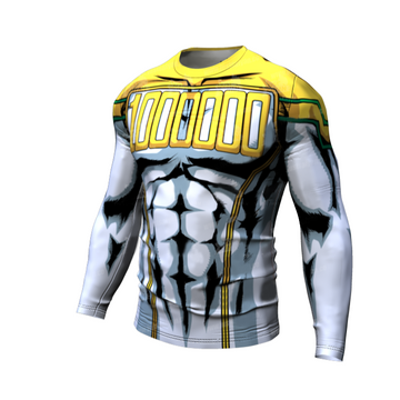 My Hero Academia BJJ Rash Guard Lemillion Compression Premium Long Sleeve Rashguard