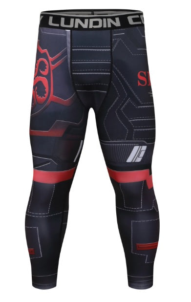 Steve Rogers Captain America 'Agent Of Hydra' Elite Compression Leggings Spats