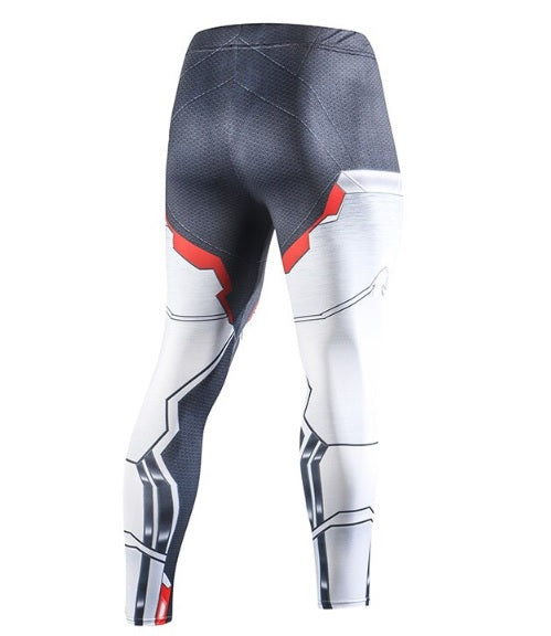 Avengers End Game Men's Quantum Realm Suit Compression Leggings Spats