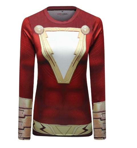 Shazam Elite Women's Long Sleeve Compression Rash Guard