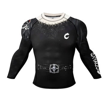 One Piece Blackbeard Marshall D Teach Long Sleeve Elite Compression Rashguard