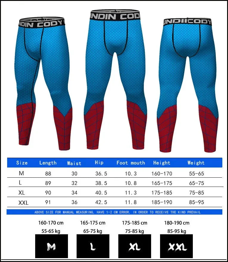 Spider Man OG Web Slinger Mens Compression Leggings