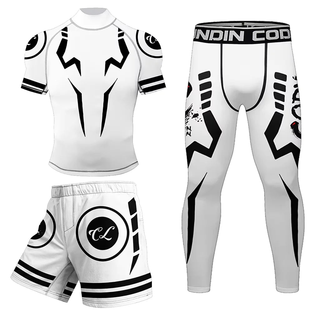 Premium Jujutsu Kaisen 4 Piece Long Sleeve Compression Set