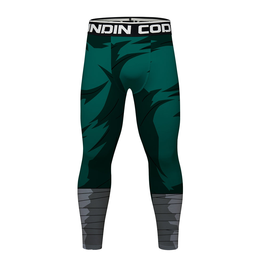 BJJ Rash Guard Naruto Rock Lee Men's Elite Leggings Compression Spats