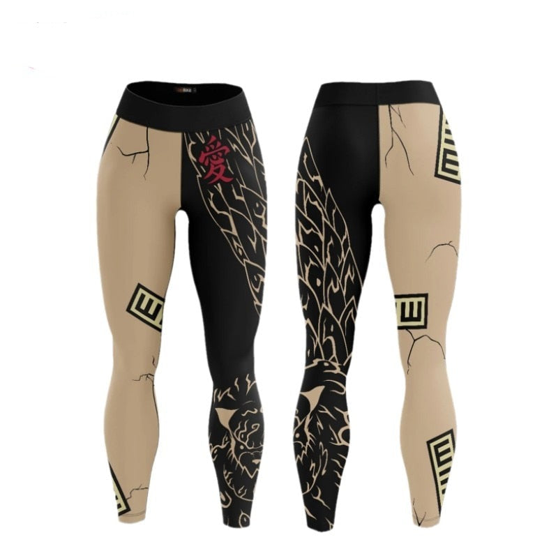 Naruto 'Shukaku' Women's Leggings Yoga Pants