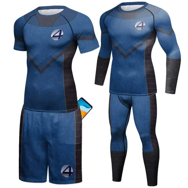 Compression Rashguard Set Fantastic Four 2005