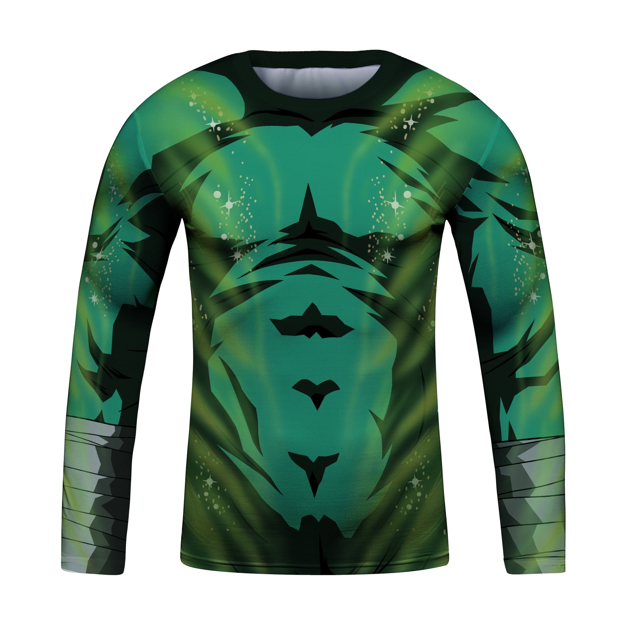 Naruto Rock Lee 2.0 Elite Long Sleeve Compression Rashguard Kid's