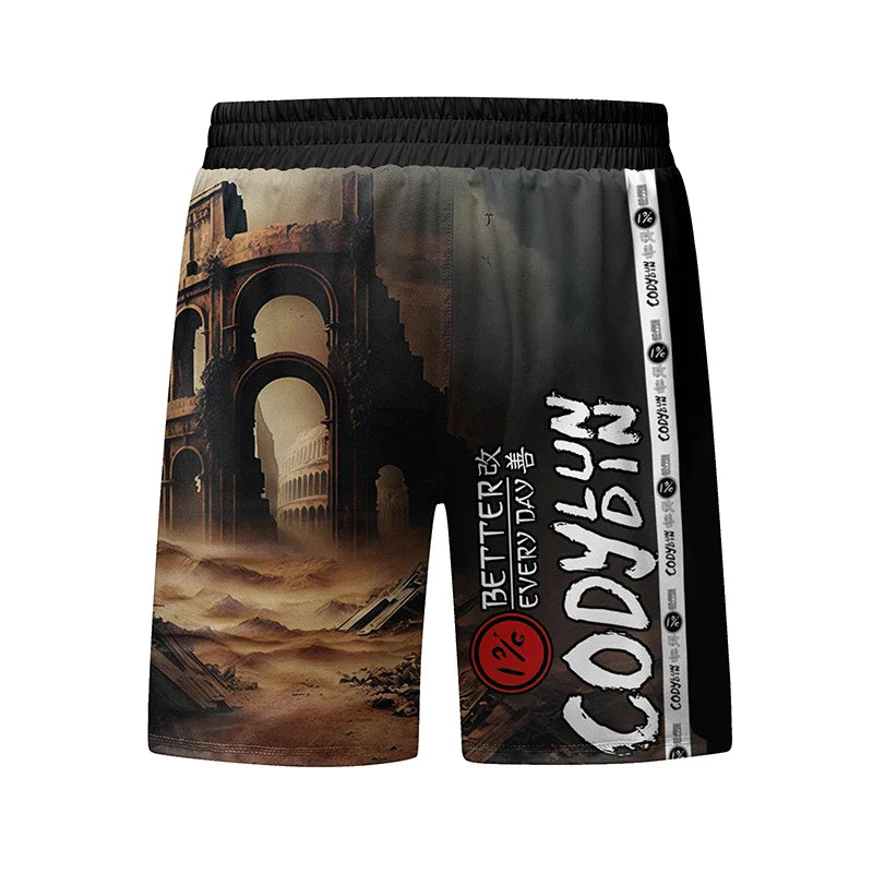Compression Gladiator Fight Shorts