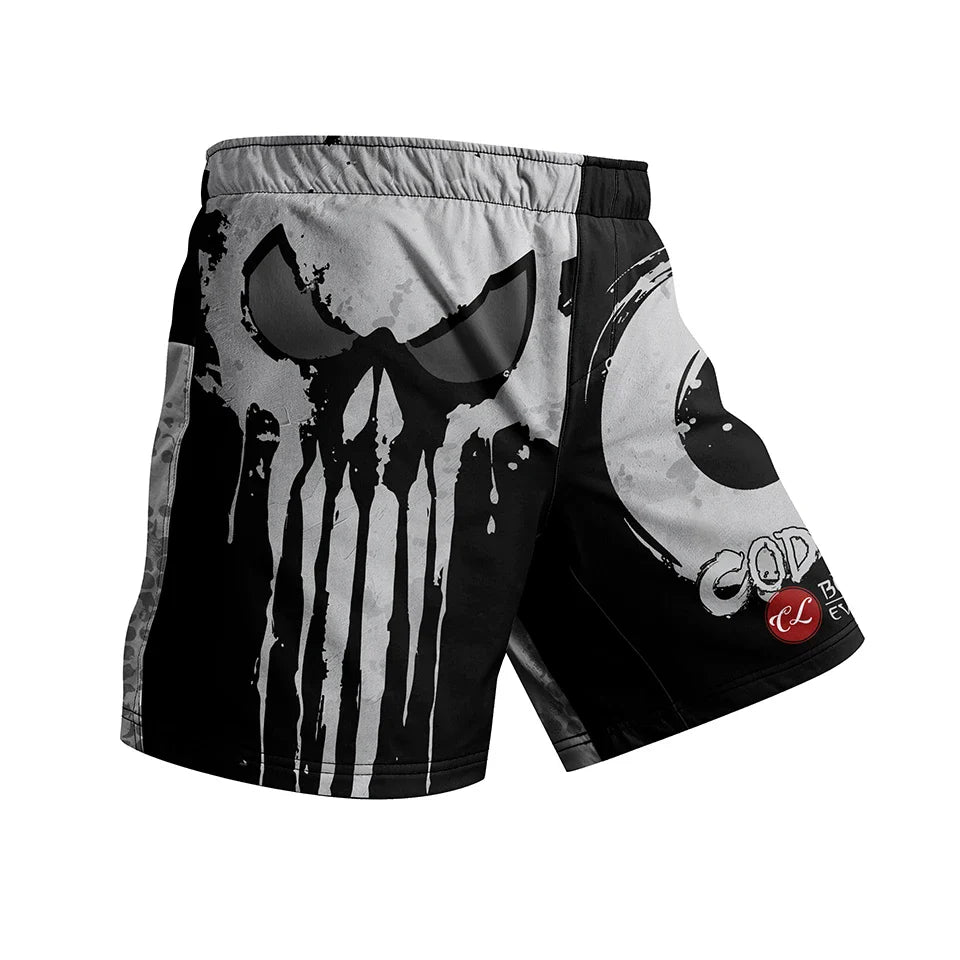 Hitman Skull Compression Fight Shorts