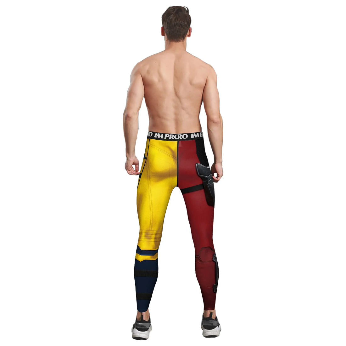 Compression Leggings Deadpool X Wolverine Short Sleeve