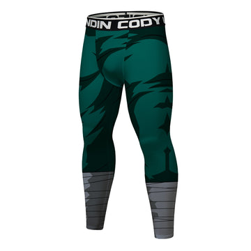 Naruto Men's 'Rock Lee' Elite Leggings Compression Spats