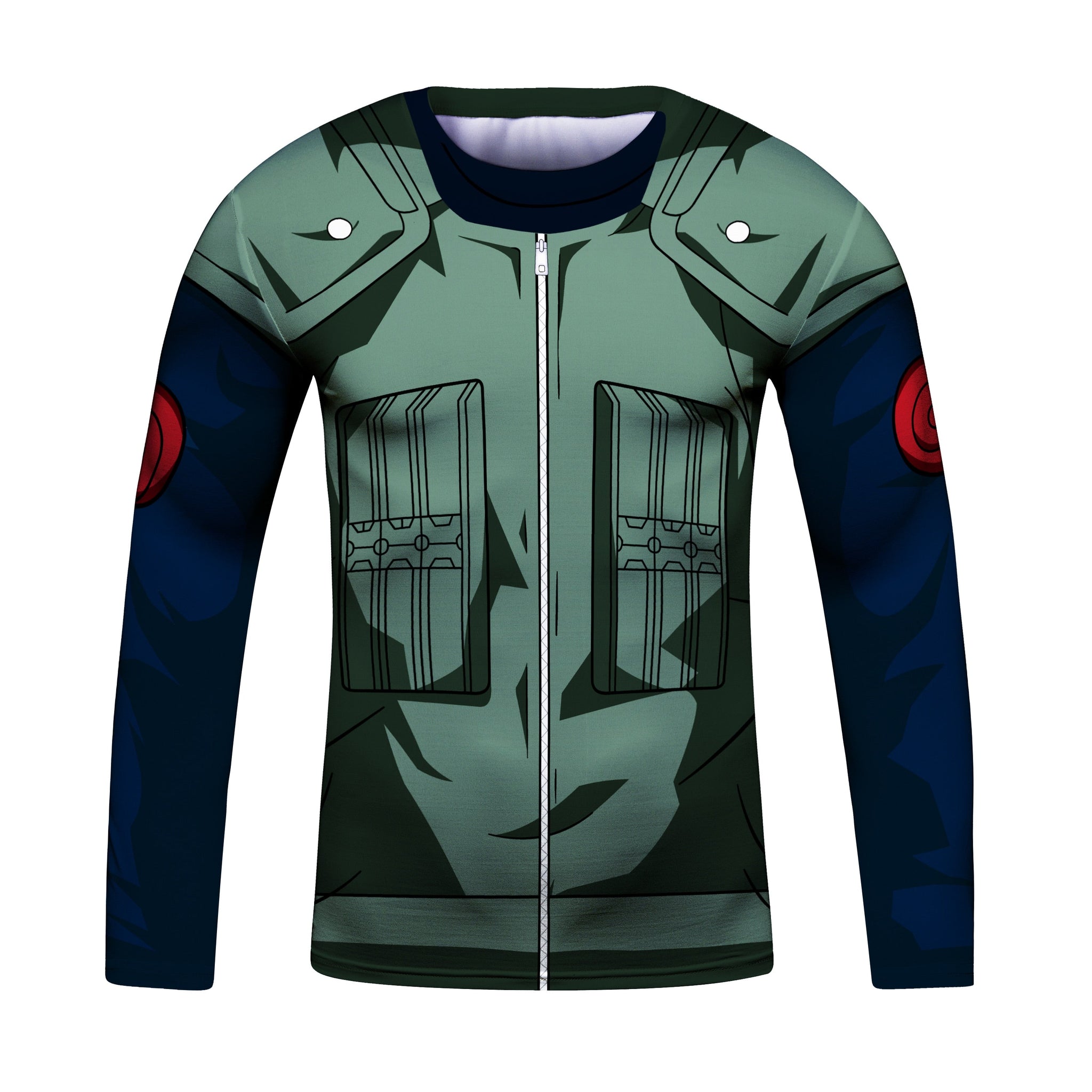 Naruto 'Kakashi' Elite Kid's BJJ Rash Guard Long Sleeve Compression Rash Guard