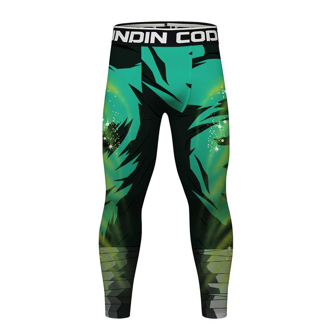 Naruto Rock Lee BJJ Rash Guard Men's 2.0 Elite Leggings Compression Spats
