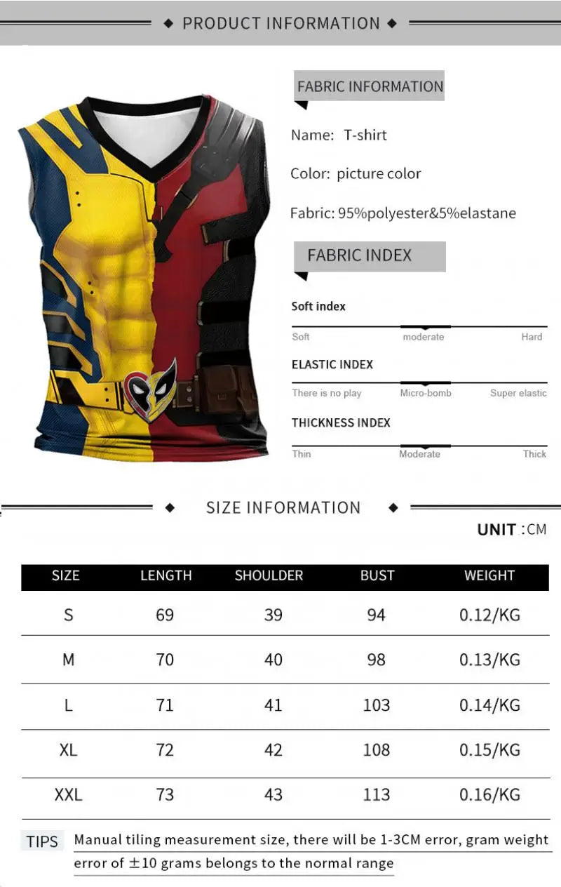 Wolverine x Deadpool Tank Top