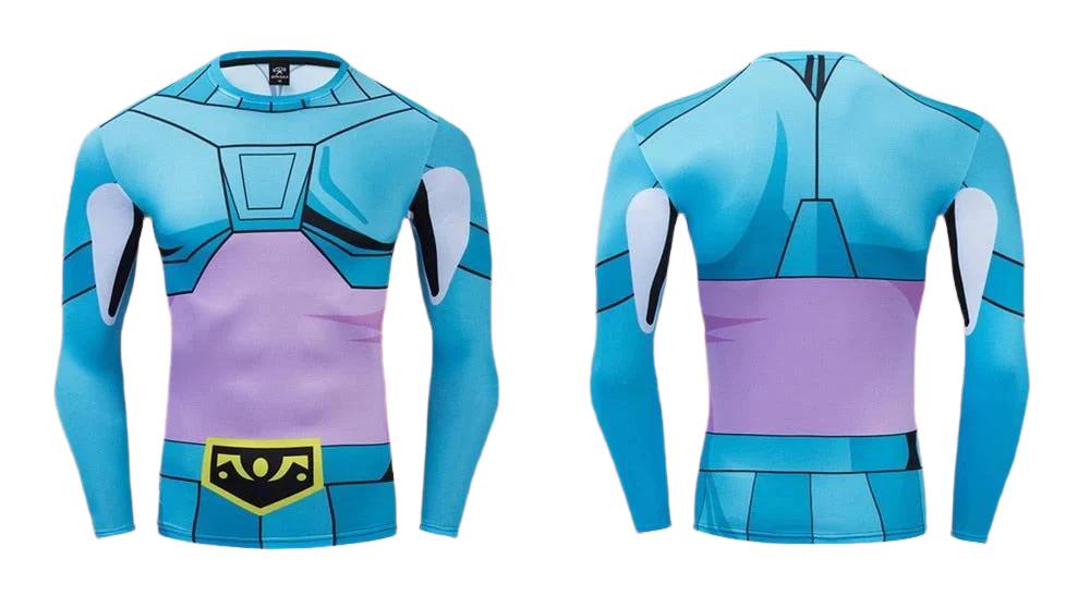 Dragon Shiryū Saint Seiya Long Sleeve Compression Rashguard