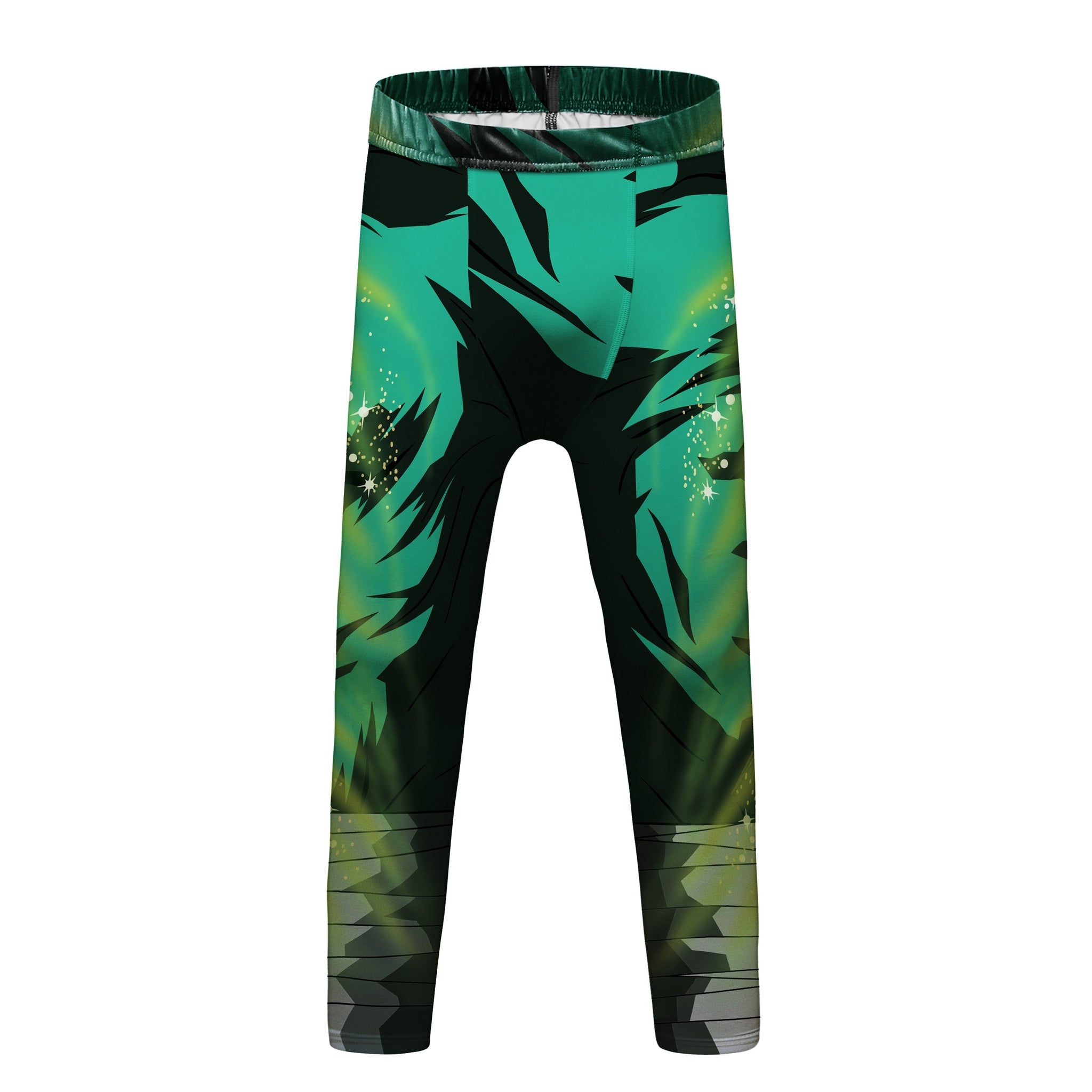 Naruto Rock Lee BJJ Rash Guard Kid's Elite 2.0 Compression Leggings Spats