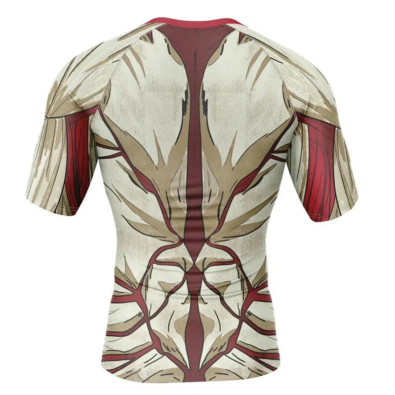 Jaeger Rashguard Attack On Titan Short Sleeve Compression