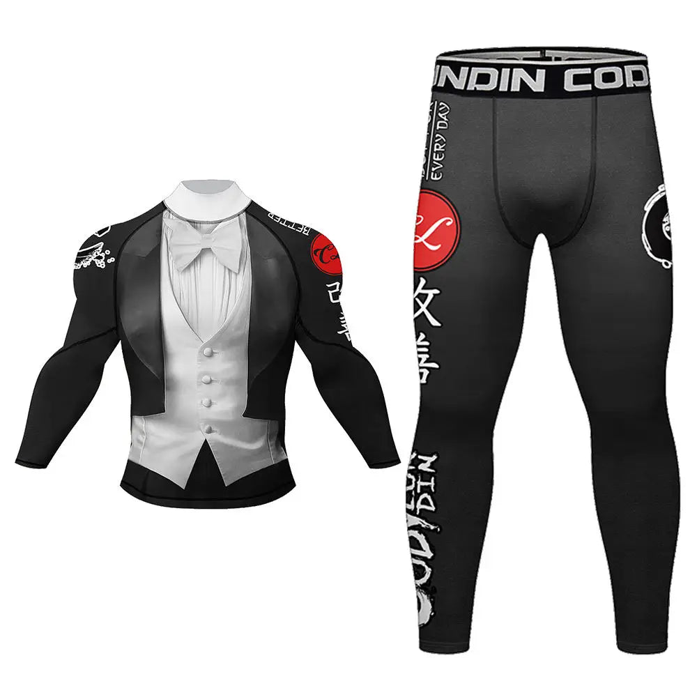 Elite Tuxedo Compression Rashuard Set Elite Tuxedo Compression Rashuard Set Elite Tuxedo Compression Rashuard Set