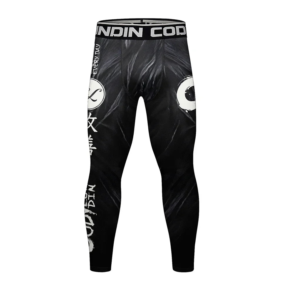 One Piece Marshall D Teach Blackbeard Leggings One Piece Marshall D Teach Blackbeard