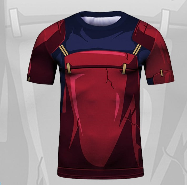 Kid's BJJ Rash Guard Naruto 'Madara' Elite Long Sleeve Compression Rash Guard