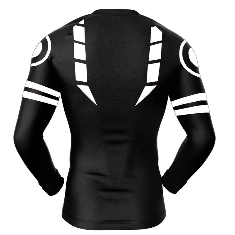 Yuji Jujutsu Kaisen Long Sleeve Compression Rashguard