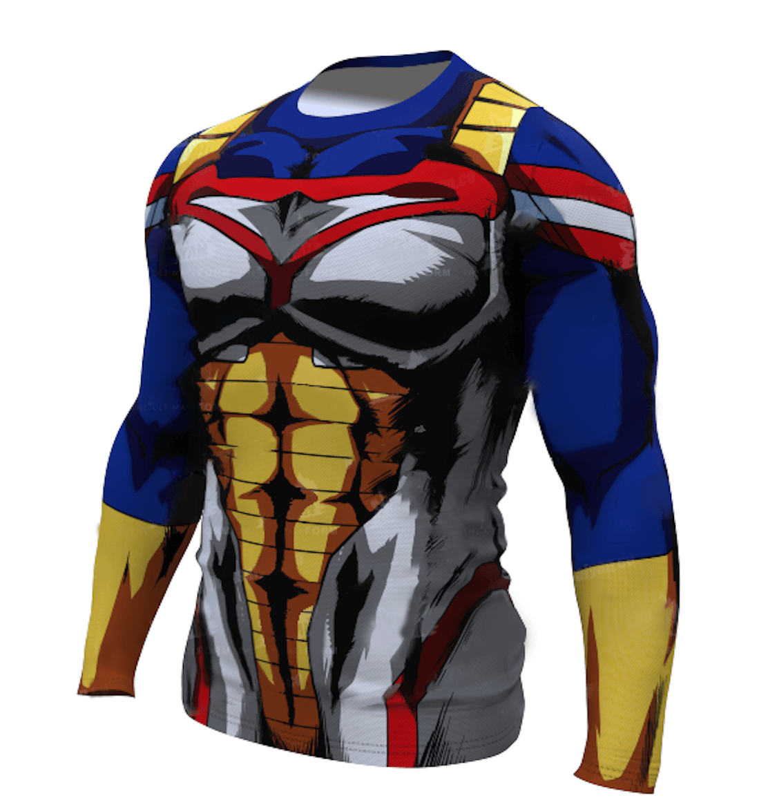 BJJ Rash Guard Dragon Ball Z Fusion Series All Mighty Vegeta Compression Rashguard Premium Long Sleeve