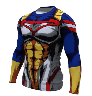 BJJ Rash Guard Dragon Ball Z Fusion Series All Mighty Vegeta Compression Rashguard Premium Long Sleeve