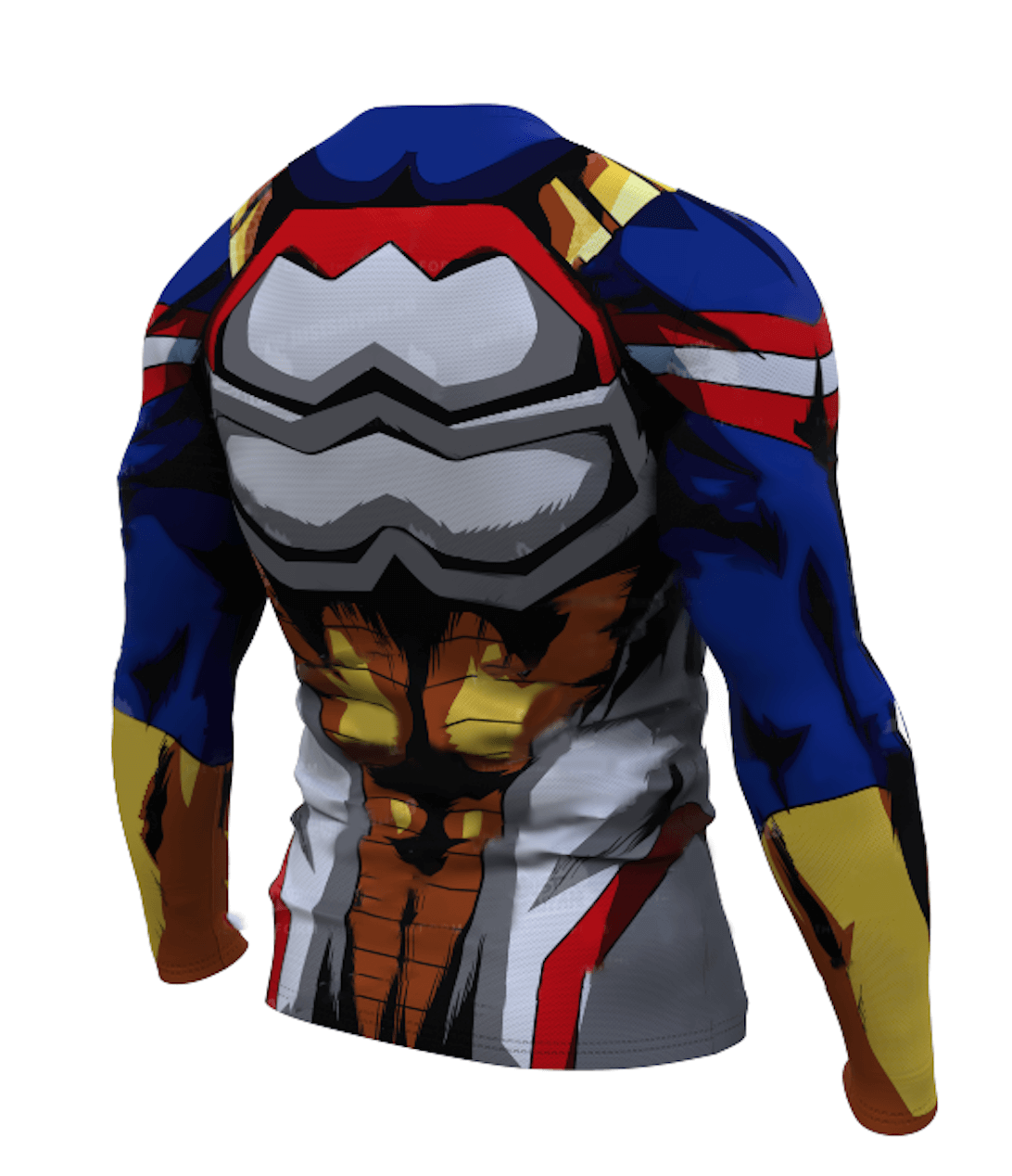 BJJ Rash Guard My Hero Academia Fusion Series Premium Long Sleeve All Mighty Vegeta Rashguard Compression