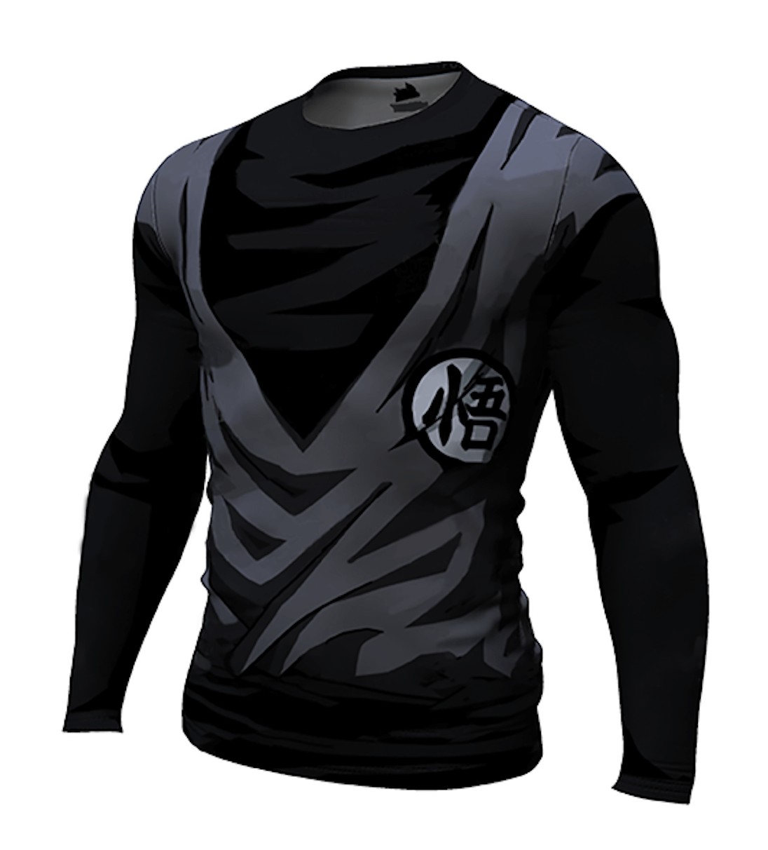 Dragon Ball Z BJJ Rash Guard Compression Goku Genbu Gi Premium Long Sleeve Rashguard