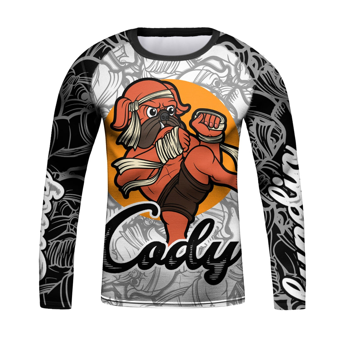 'Boxer' Kid's Dog Elite Long Sleeve Rashguard