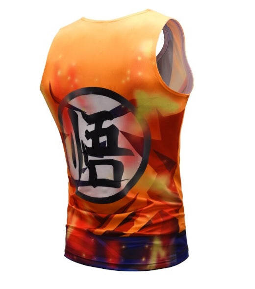 BJJ Rash Guard Super Saiyan God Goku Dragon Ball Z Tank Top BJJ Rash Guard Super Saiyan God Goku Dragon Ball Z Tank Top