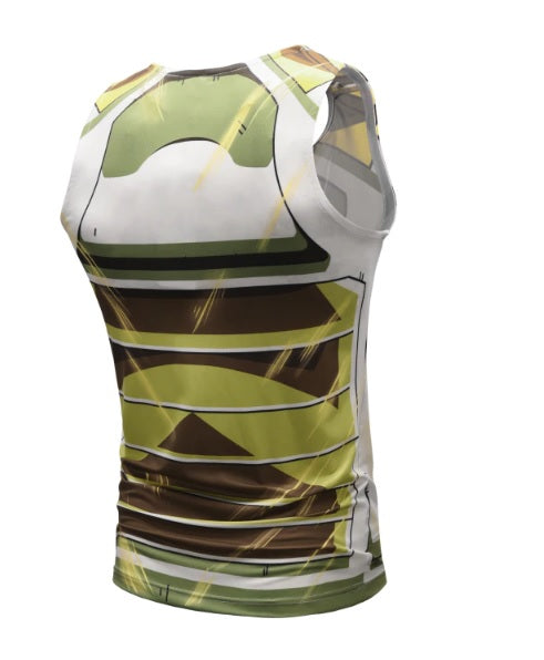 Dragon Ball Z BJJ Rash Guard Tank Top Super Vegeta